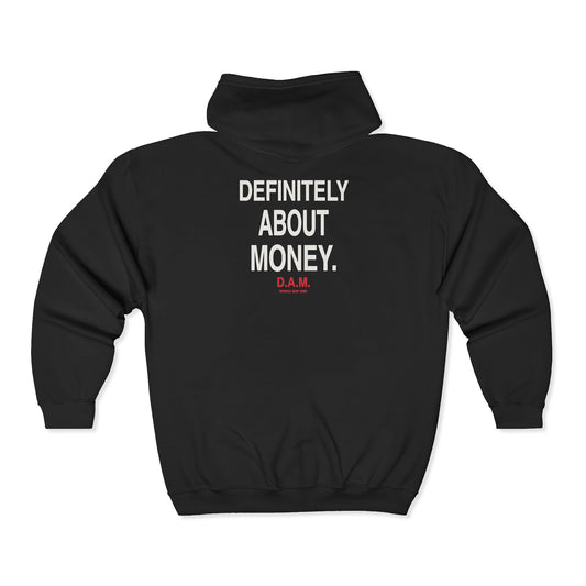 D.A.M. Zip Hoodie — Black