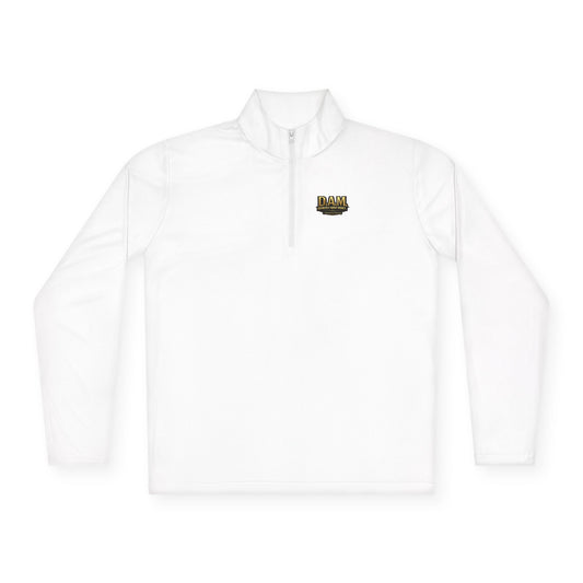 Quarter-Zip Pullover — D.A.M. (Definitely About Money) Logo Pullover