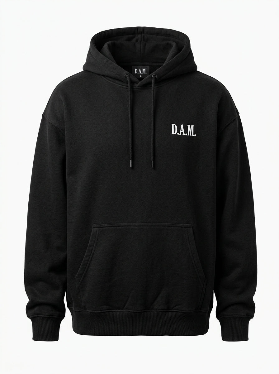 D.A.M. Hoodie — Black