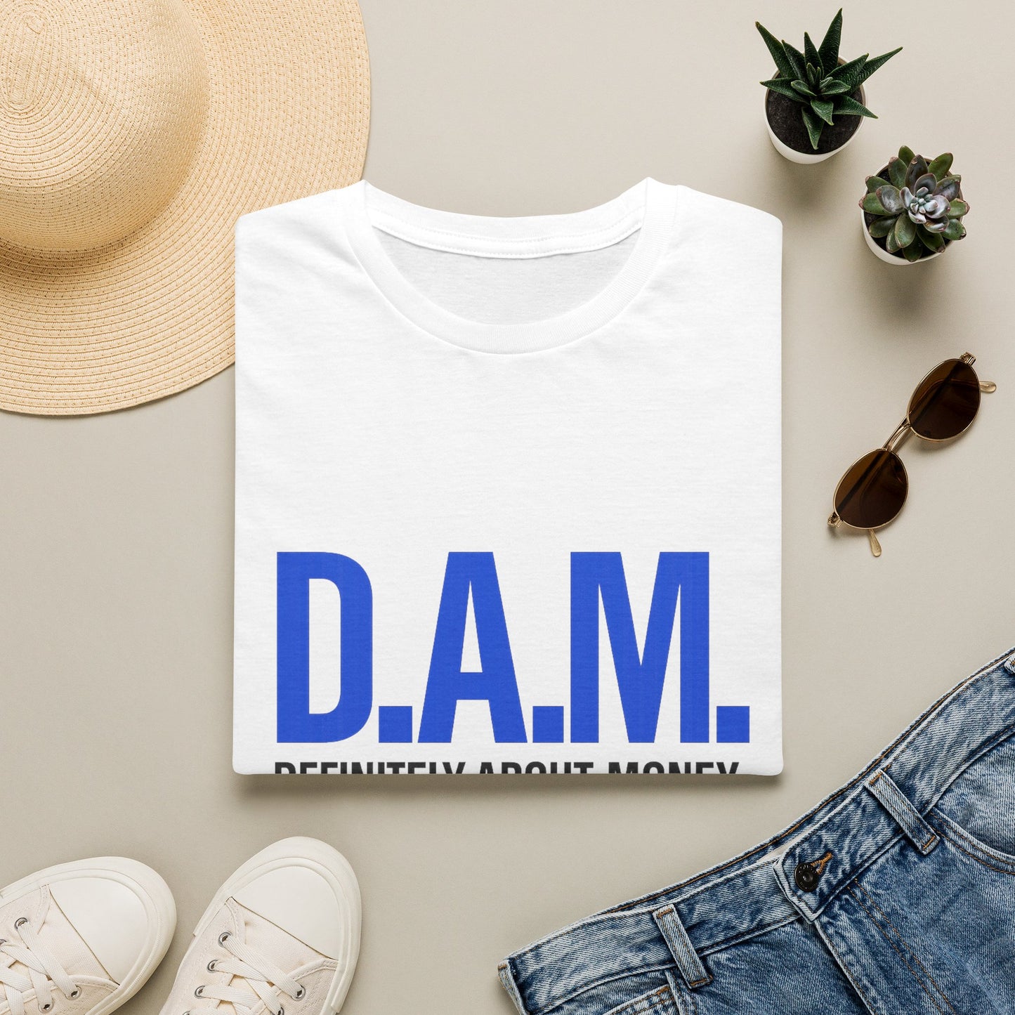 D.A.M. Tee — White