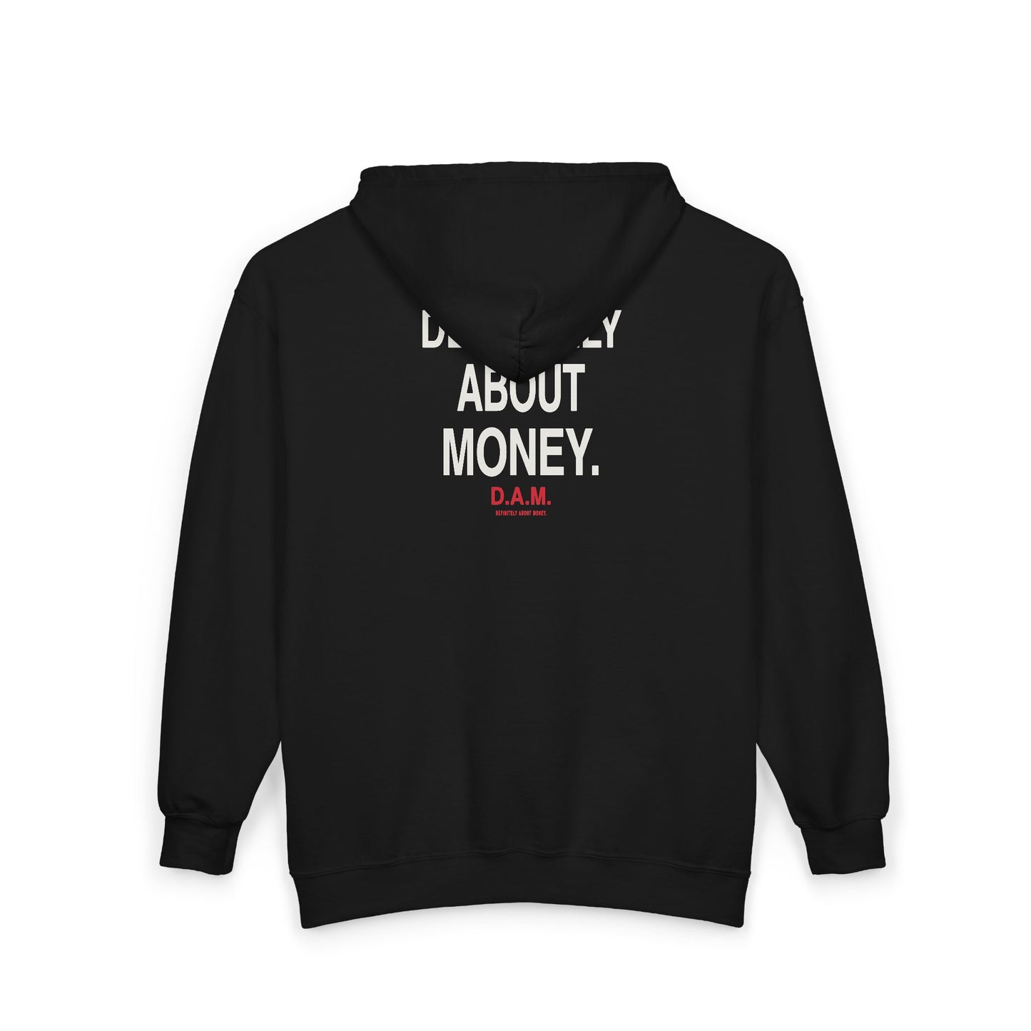 D.A.M. Zip Hoodie — Black
