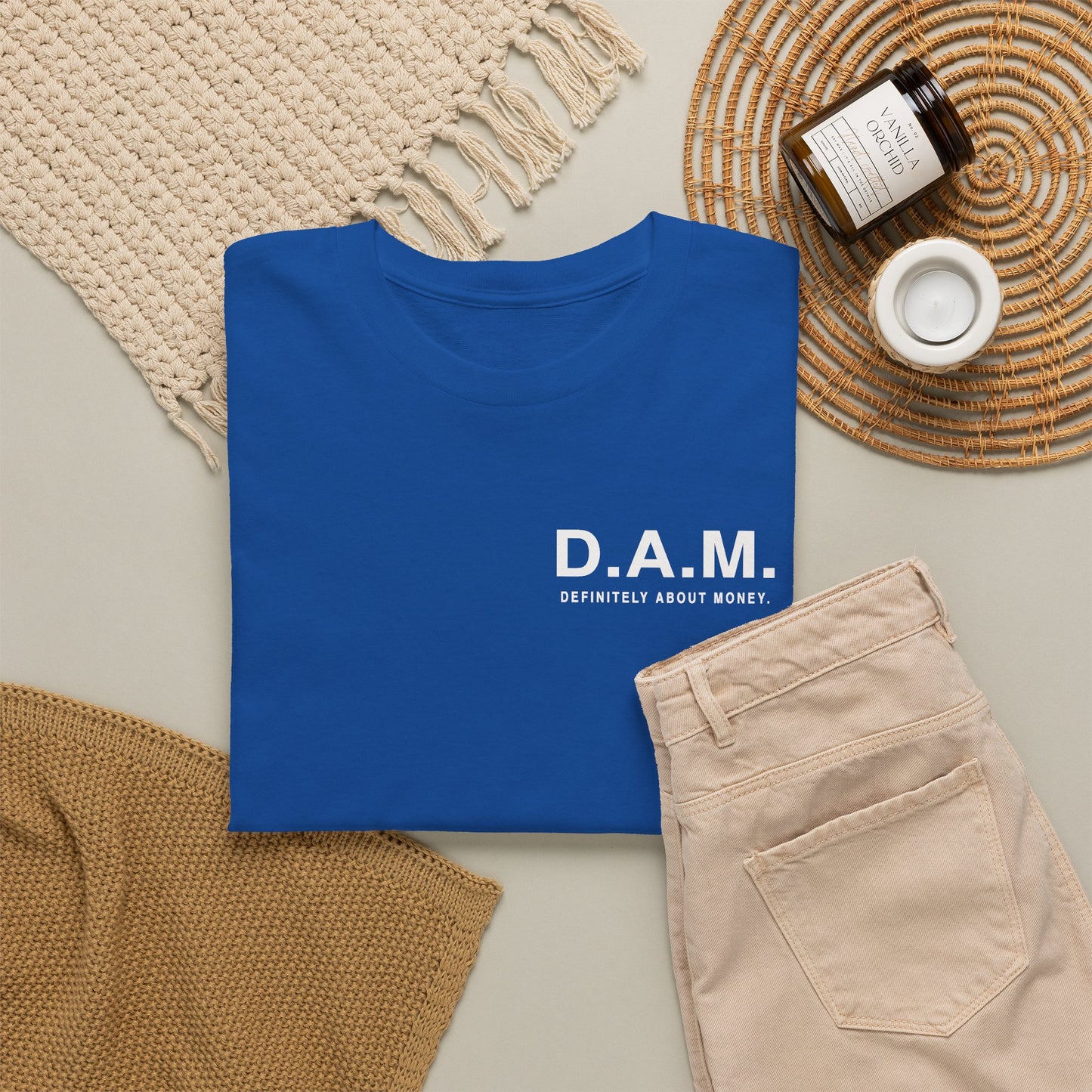 The Statement Tee — Royal Blue